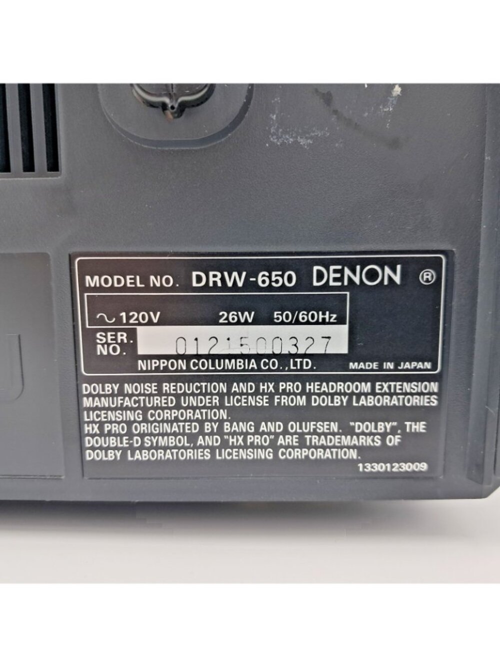 Denon DRW-650 Dual Tape Deck-High Speed Dubbing - Dolby NR - Fully Tested-Video - Picture 7 of 14